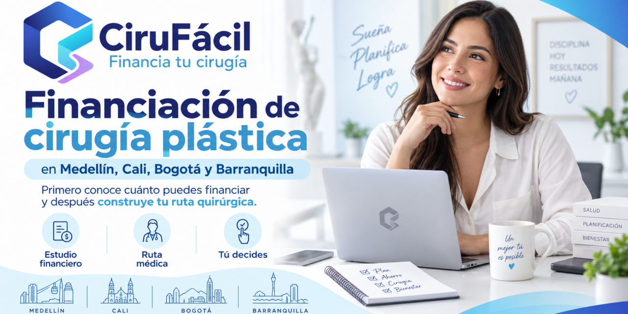 Financiación de cirugía plástica en Medellín, Cali, Bogotá y Barranquilla: ¿por qué primero debes saber cuánto puedes financiar?